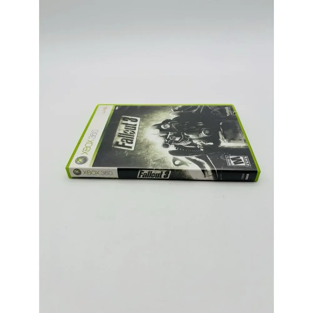 Fallout 3 (Microsoft Xbox 360, 2008) Complete w/ Manual - Tested Working VG Cond